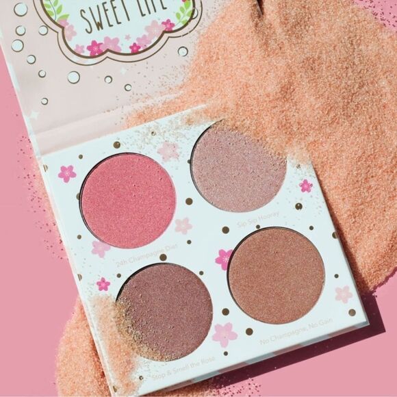 $10 🌙 Beauty Bakerie Cotton Candy Champagne Blushlighter Palette 🆕 FULL SZ - Picture 4 of 8